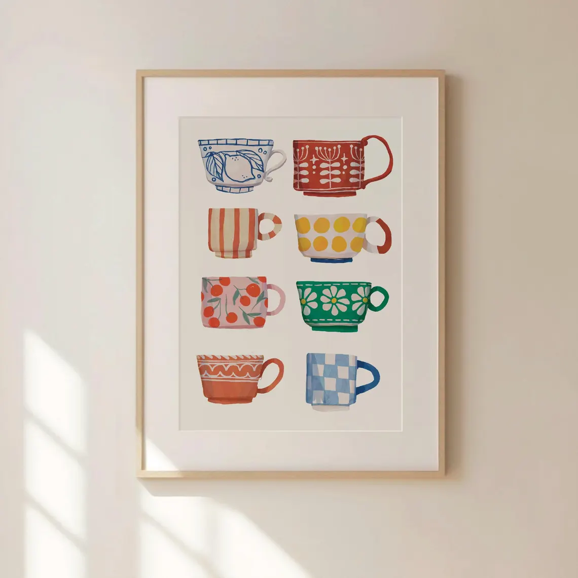 Home Decor Kolkata - Stampa con motivo tazza da tè,