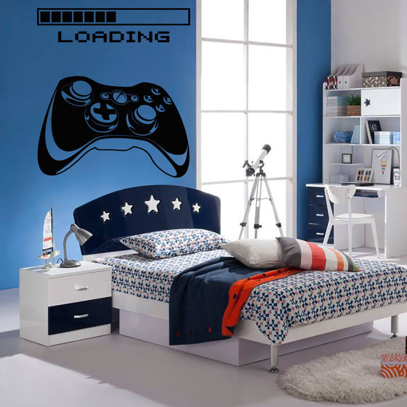 Home Decor Xbox Games - Decalcomania Della parete Gamer Xbox Carico