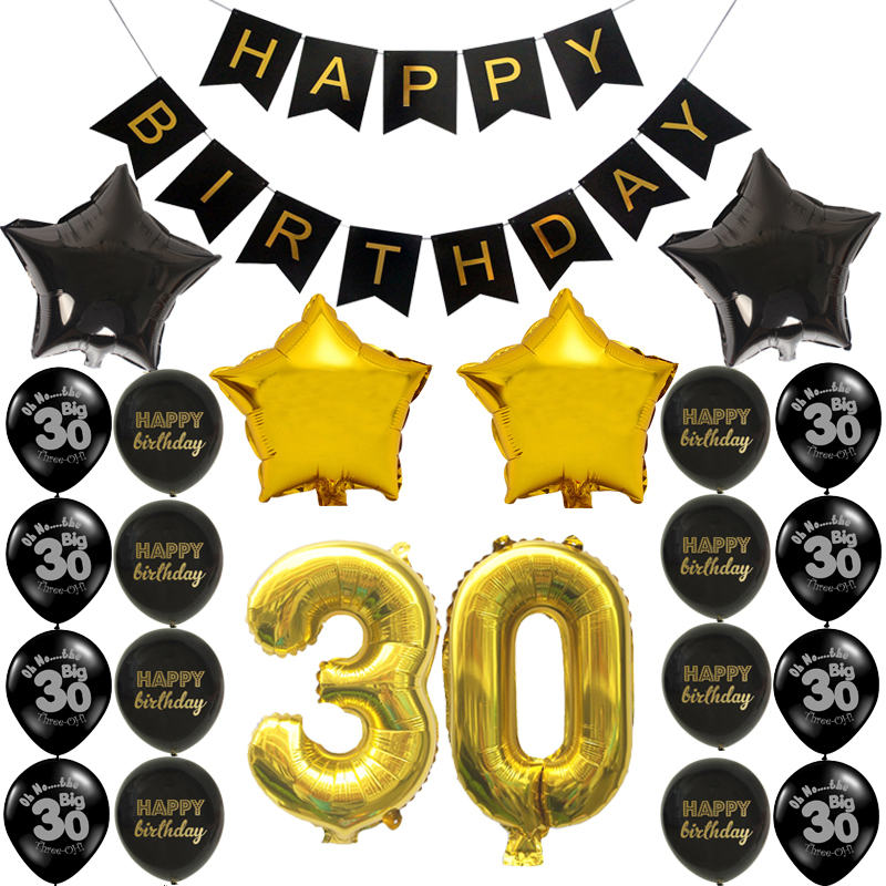 Home Decor Scrap - 1 set 30th 40th 50th 60th