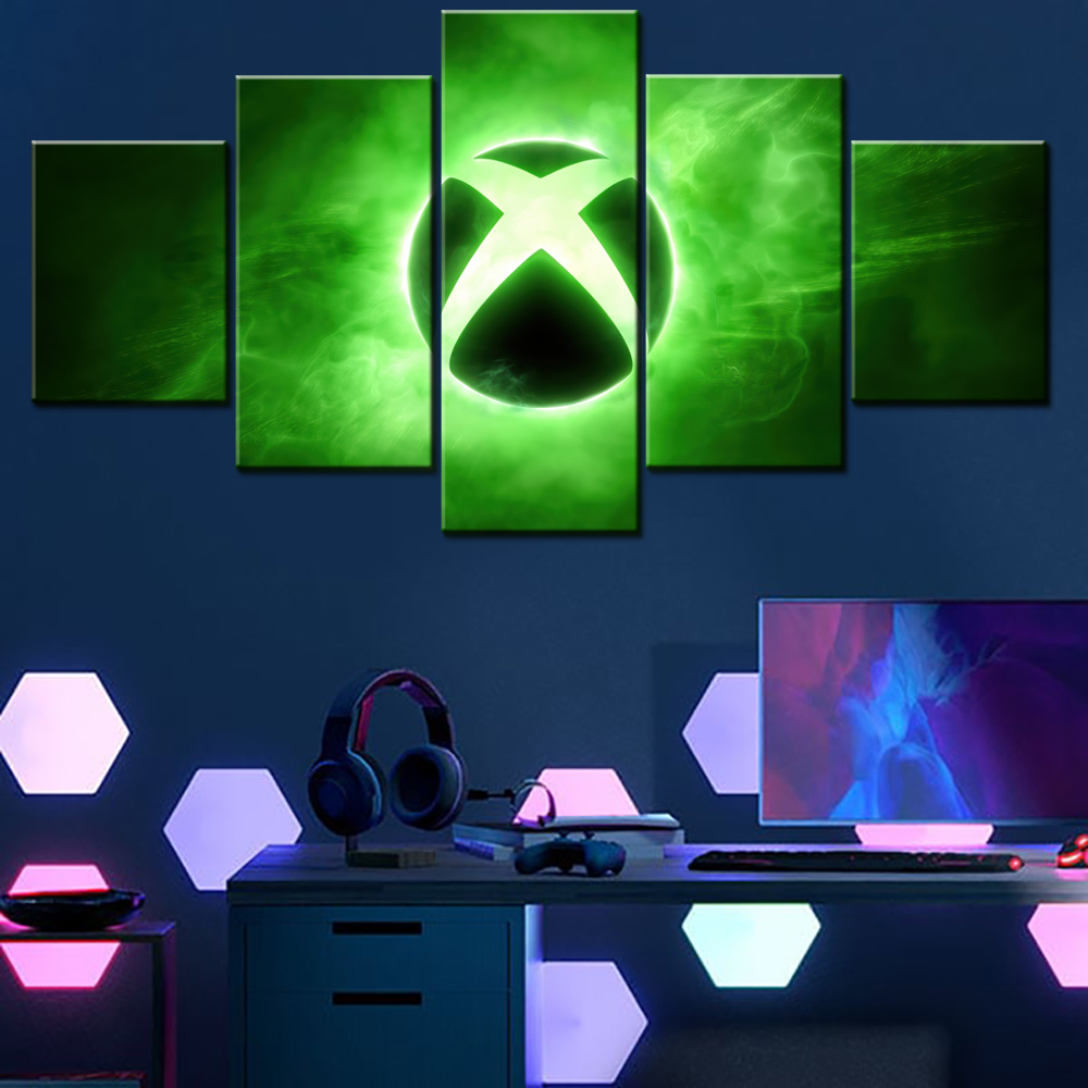 Home Decor Xbox Games - 5 Pezzi Tela Wall Arts Poster