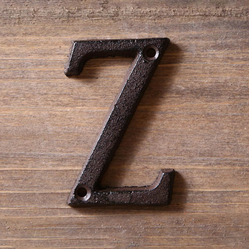 Home Decor Y2K - Numeri di lettere in metallo decorazione
