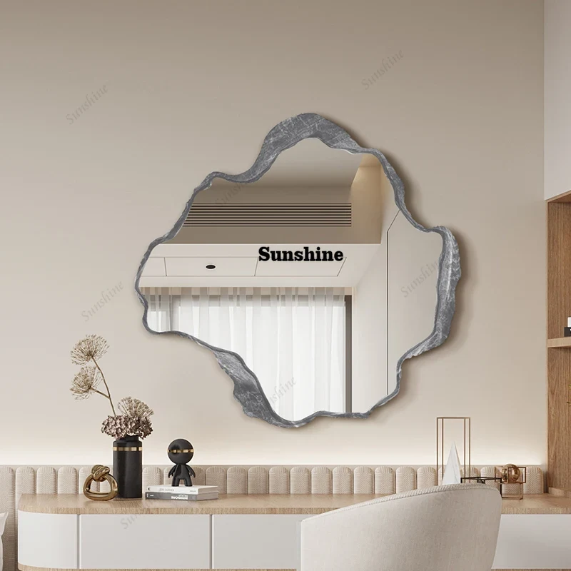 Home Decor Modern Organic - Specchio da Bagno Irregolare, Specchio Decorativo