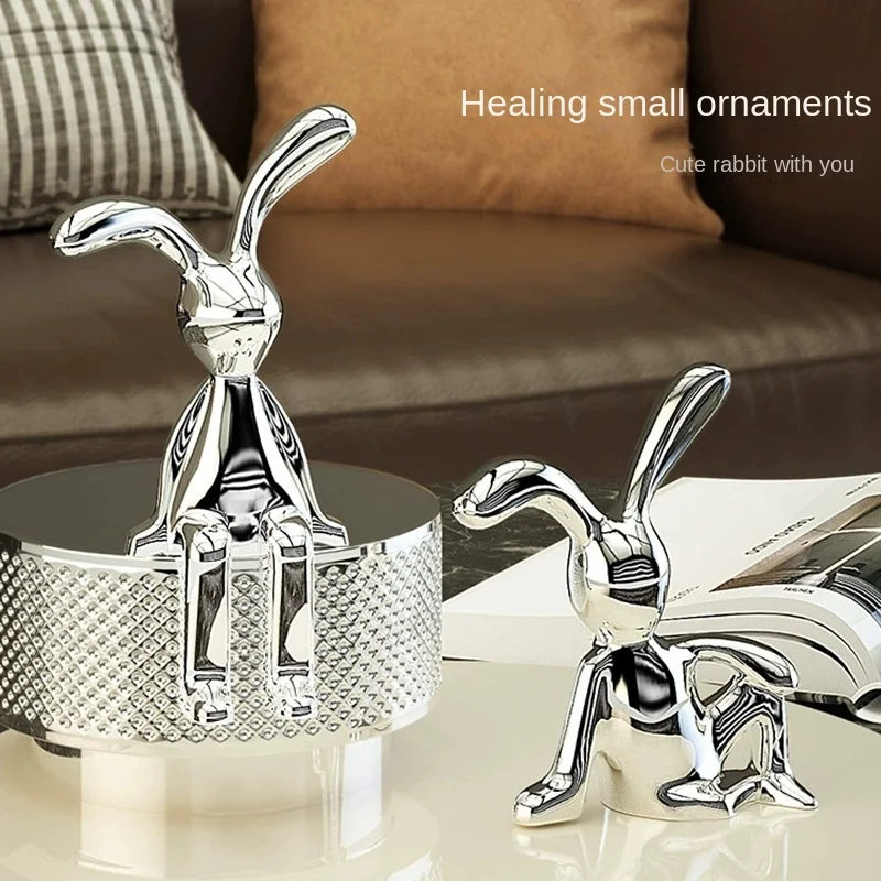 Home Decor Modern Organic - [MGT] originalità dell'europa coniglio d'argento dorato