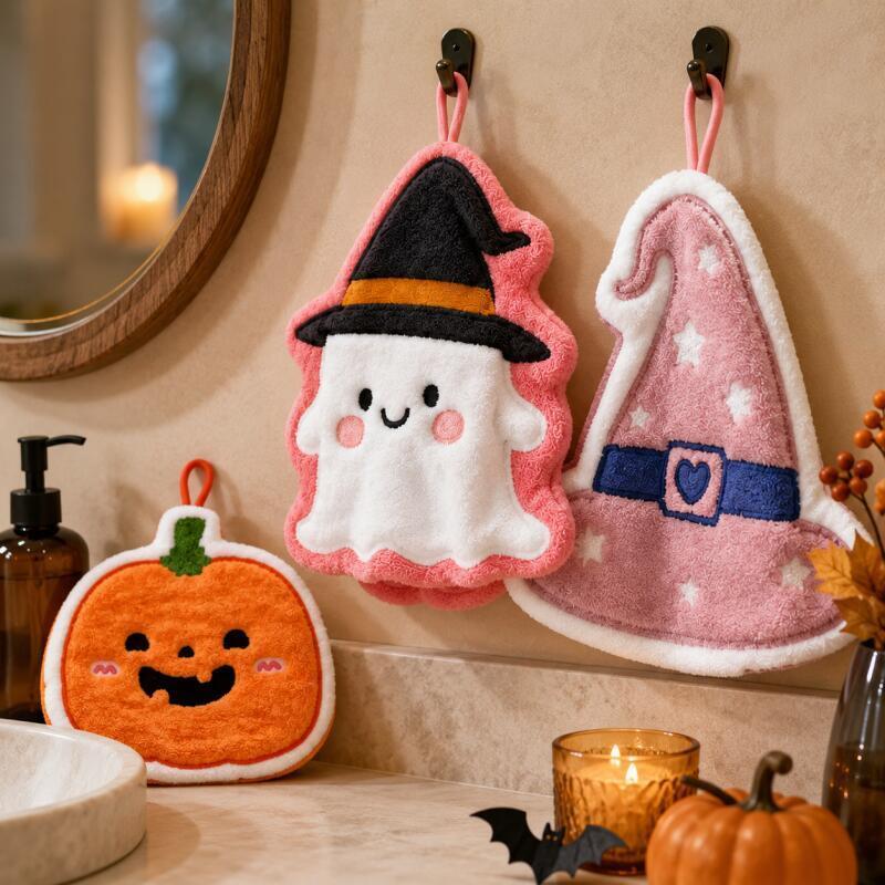 Home Decor Kolkata - Asciugamani Divertenti per Halloween, Asciugamani da
