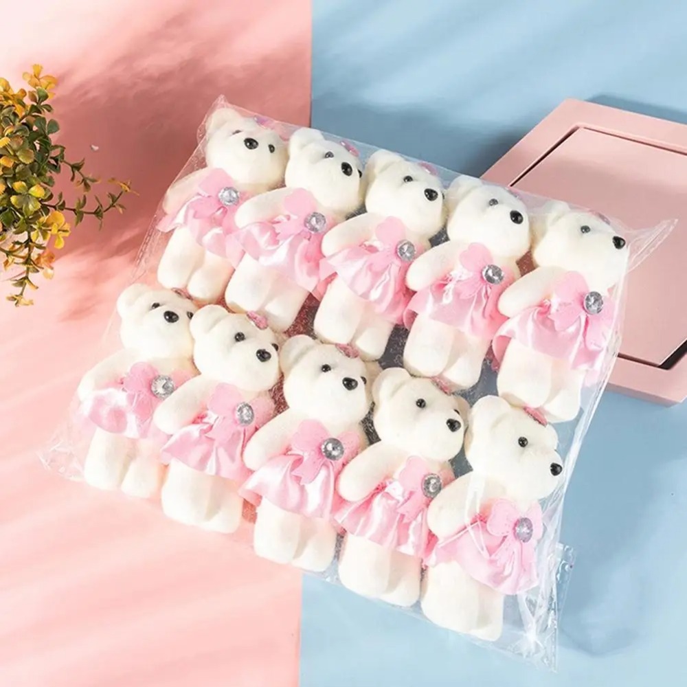 Home Decor Inspo - 10 Pezzi Orsetto Bouquet Gelato Diamantato,