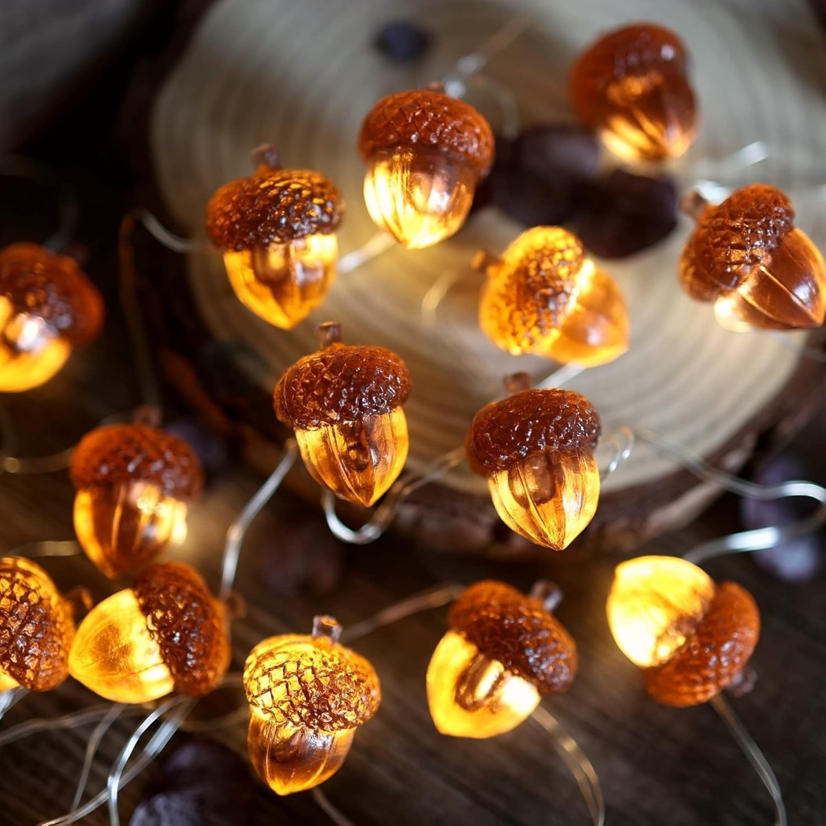 Home Decor Fallout 4 - 30 leds Acorn String Lights decorazioni