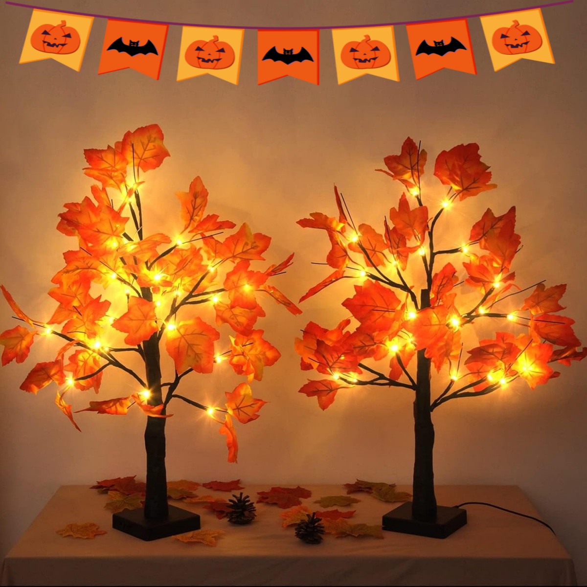 Home Decor Fallout 4 - 1pc 24 LED artificiale betulla nera