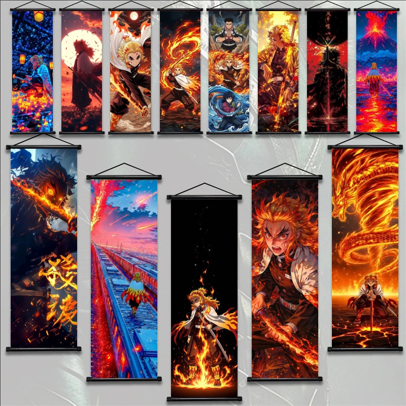 Home Decor Inspo - Demon Slayer Kyojuro Rengoku Stampa HD