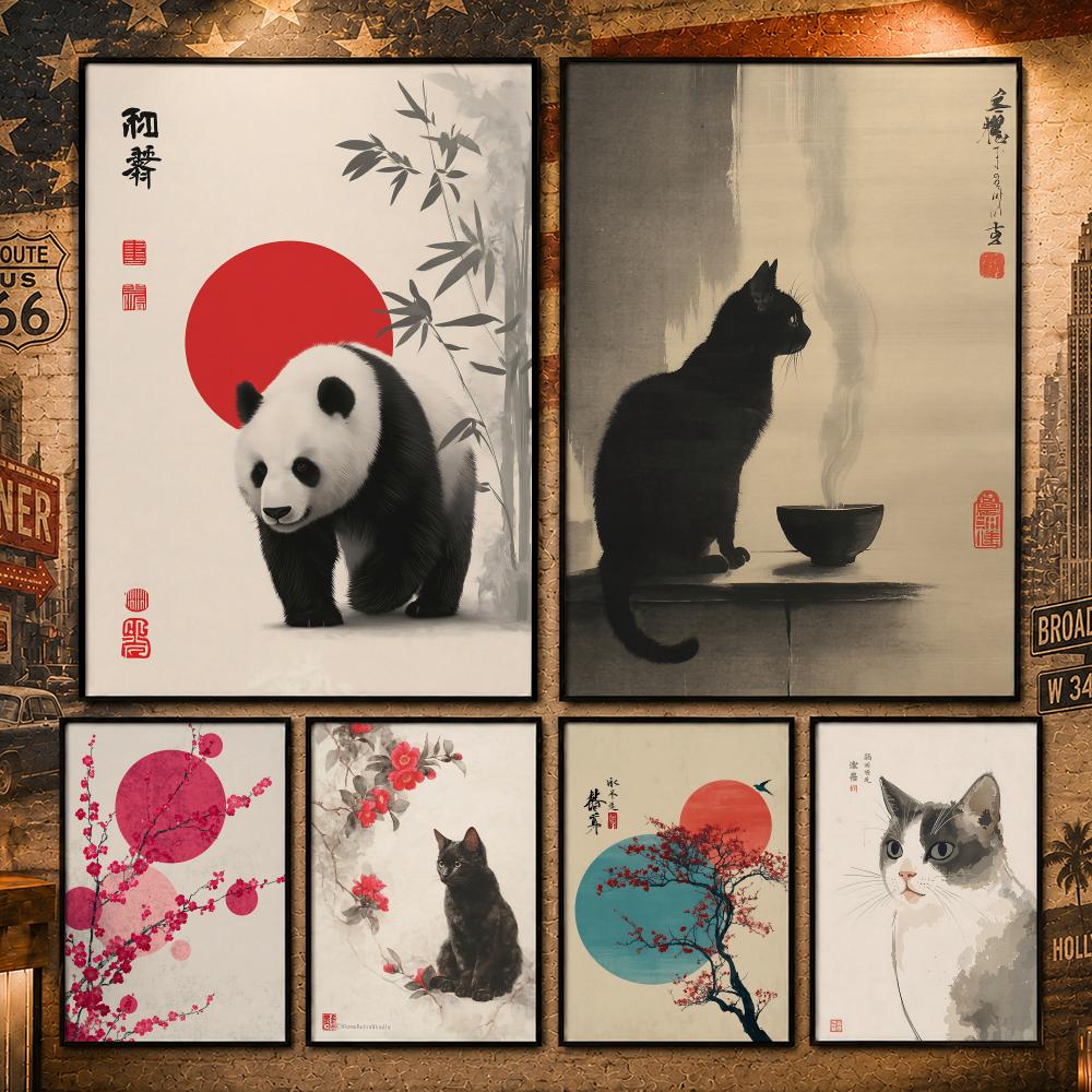 Home Decor Japandi Style - Poster Stile J-JapandiS Vintage Retro Anime