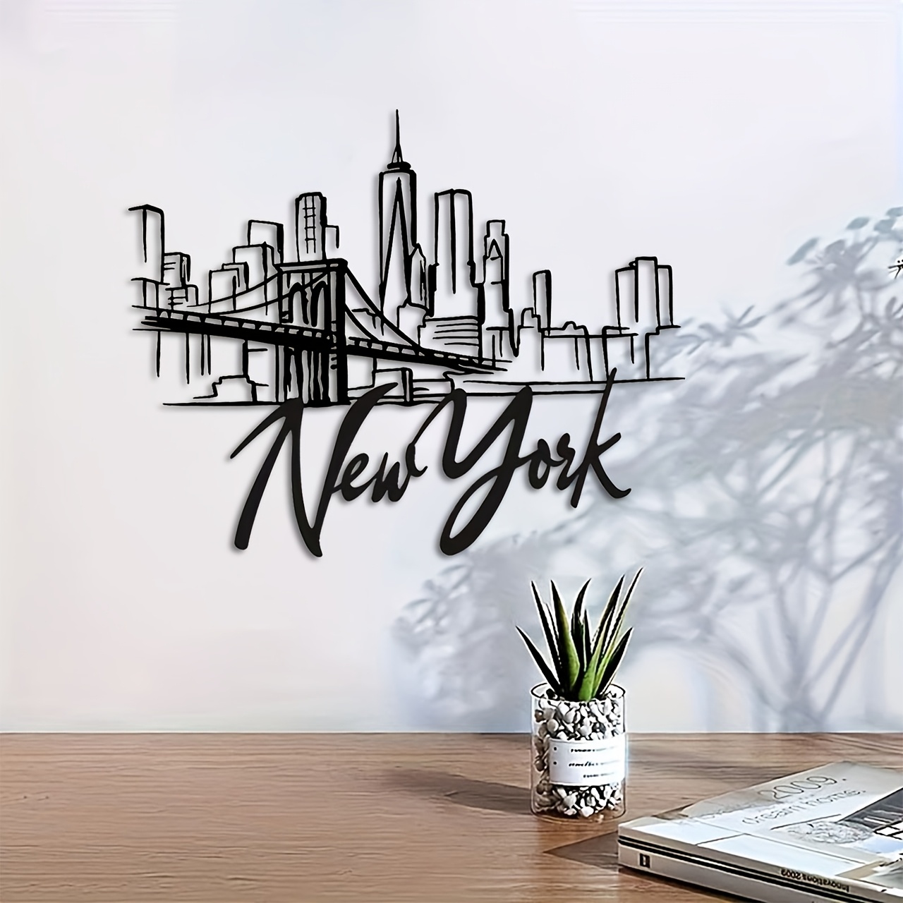 Home Decor New York - CIFBUY Decorazione da parete in metallo