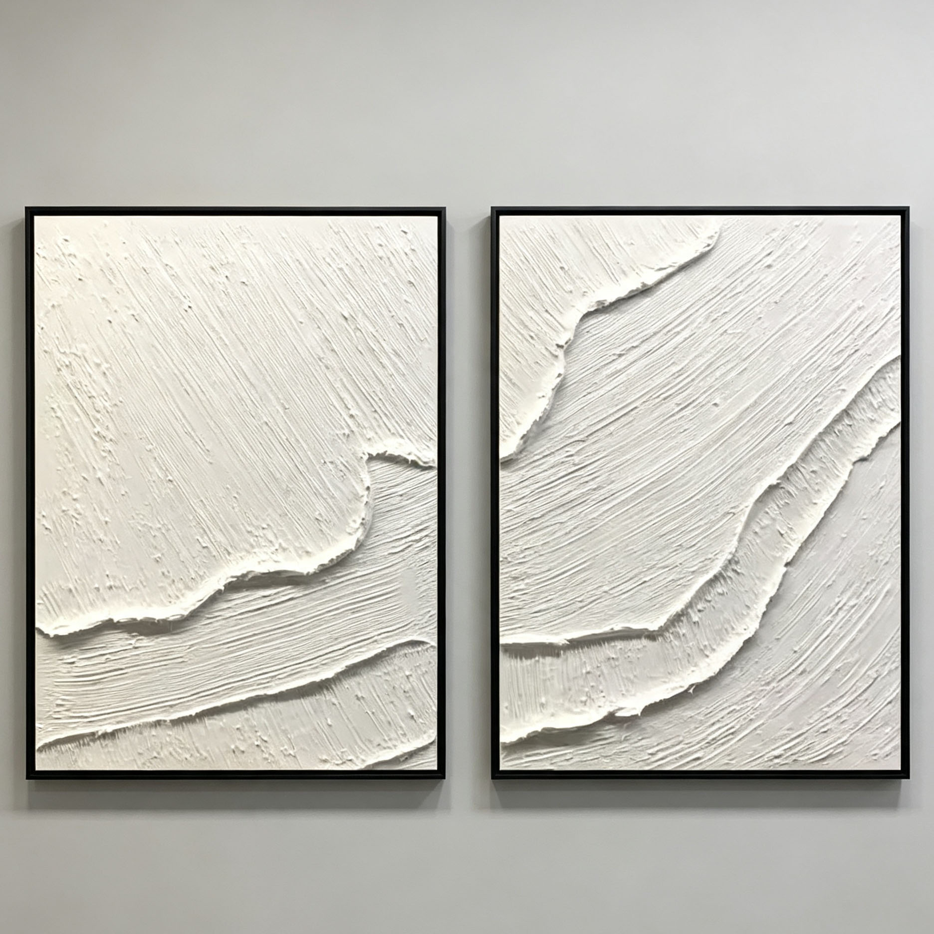 Dipinto a Mano Bianco 3D con T - Home Decor White recensione e prezzo