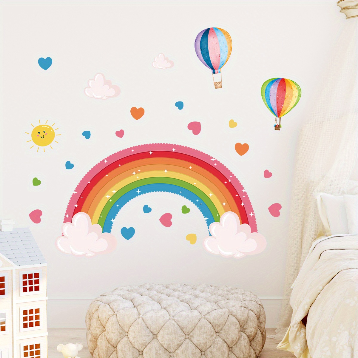 Cartone animato carino arcobal - Home Decor Y2K recensione e prezzo