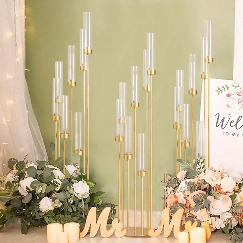 2 Pezzi Portacandele a 7 Bracc - Home Decor Theme recensione e prezzo