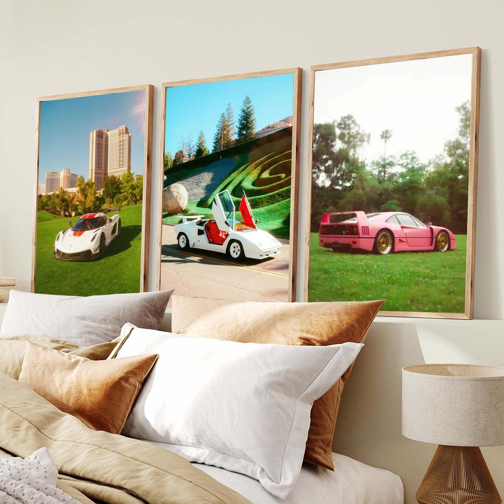 Poster di auto di lusso in sti - Home Decor Japandi Style recensione e prezzo