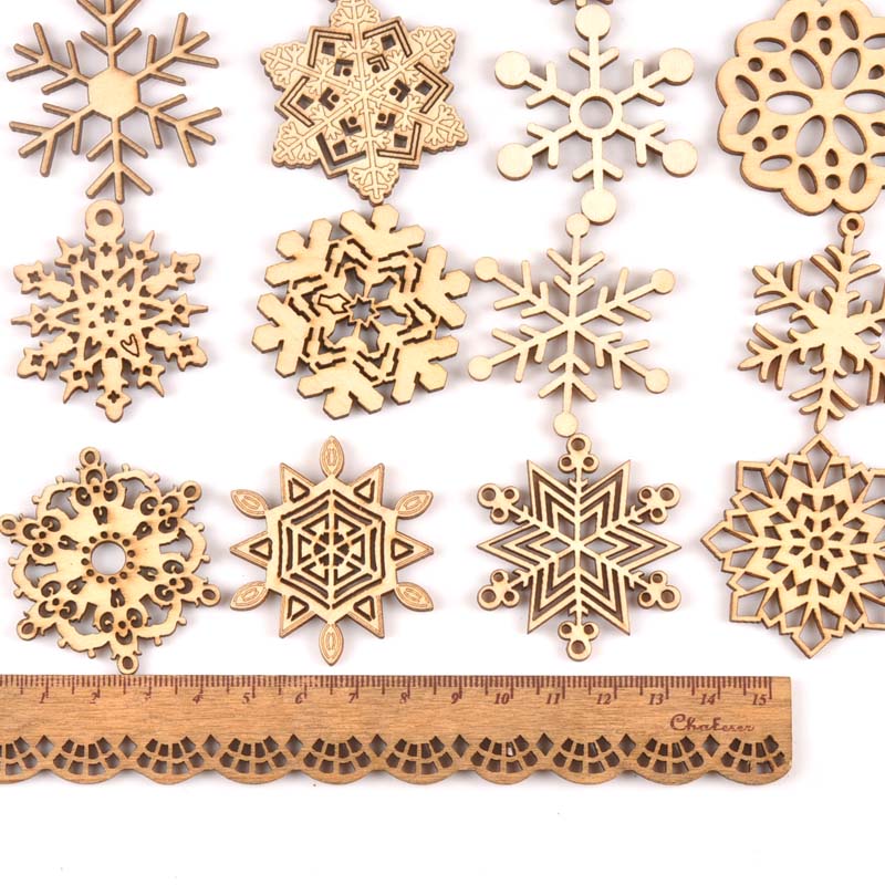 10 pz mix natale fiocco di nev - Home Decor Scrap recensione e prezzo