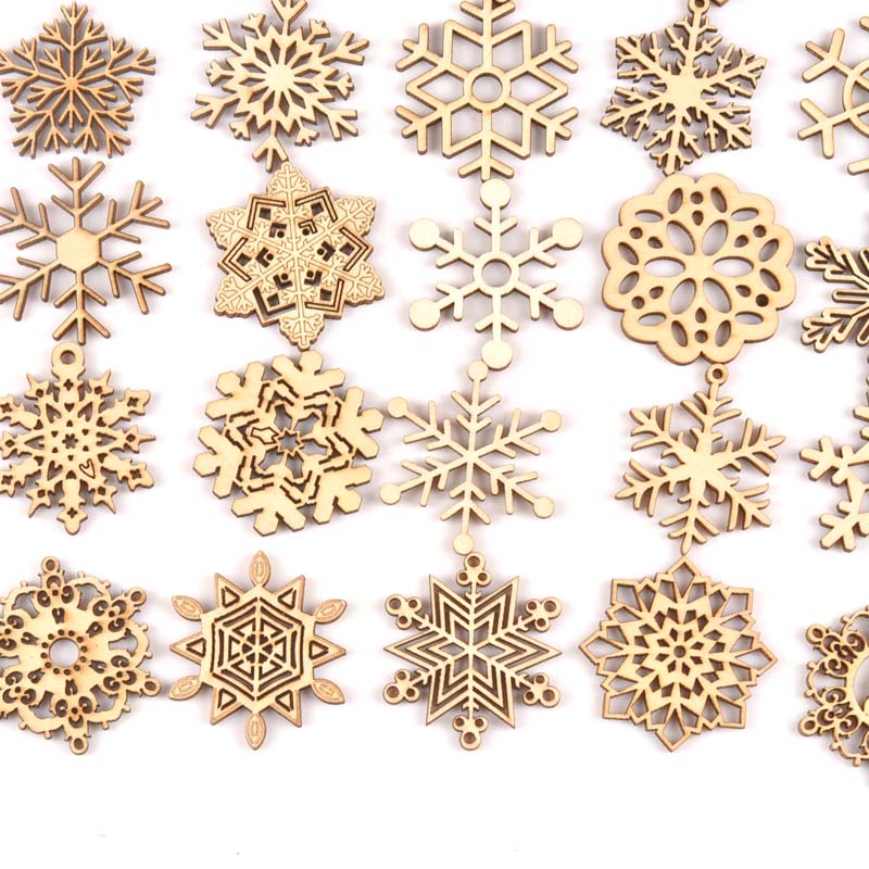 10 pz mix natale fiocco di nev - Home Decor Scrap recensione e prezzo