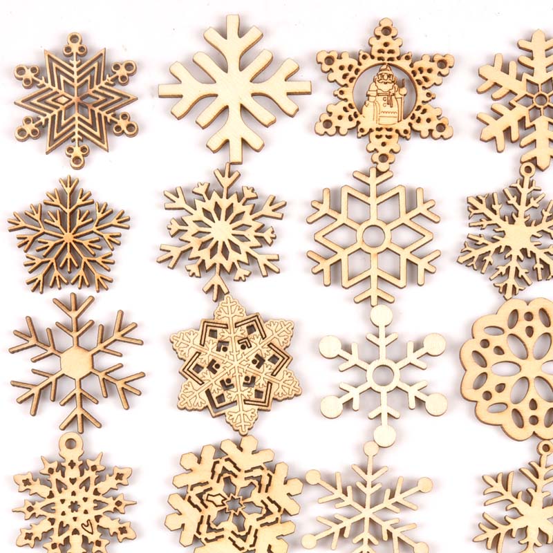10 pz mix natale fiocco di nev - Home Decor Scrap recensione e prezzo