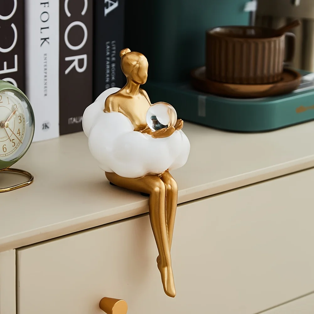 Cloud Girl Sculpture Abstract  - Home Decor Y2K recensione e prezzo