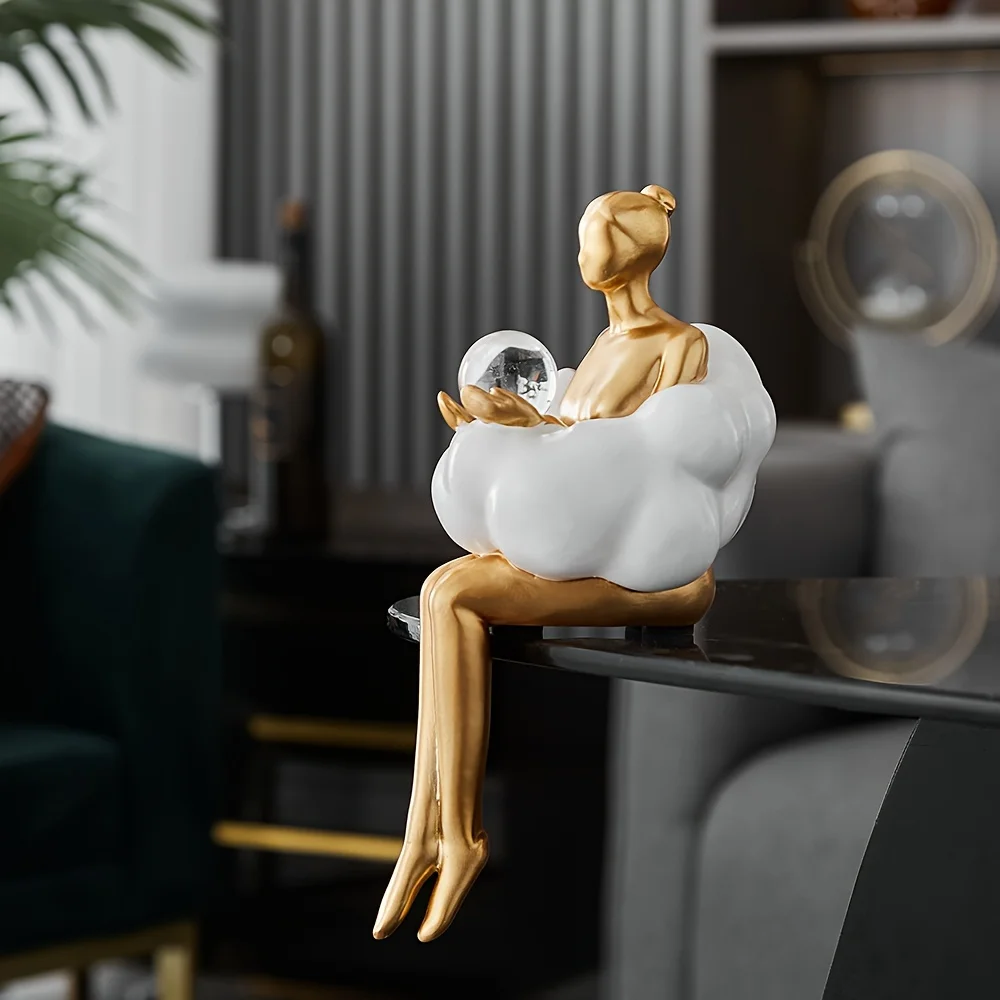 Cloud Girl Sculpture Abstract  - Home Decor Y2K recensione e prezzo