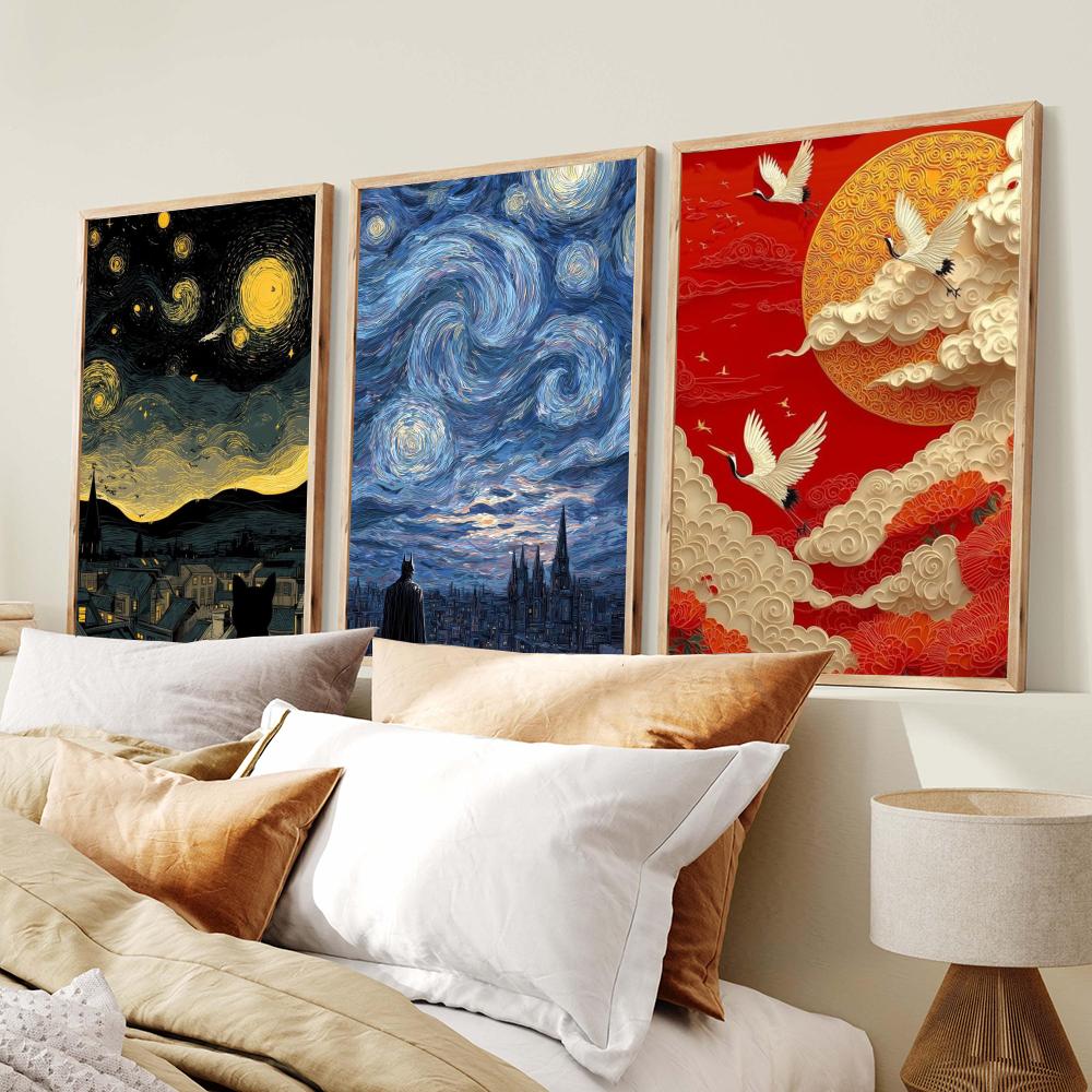 Poster di paesaggi dipinti a o - Home Decor Japandi Style recensione e prezzo
