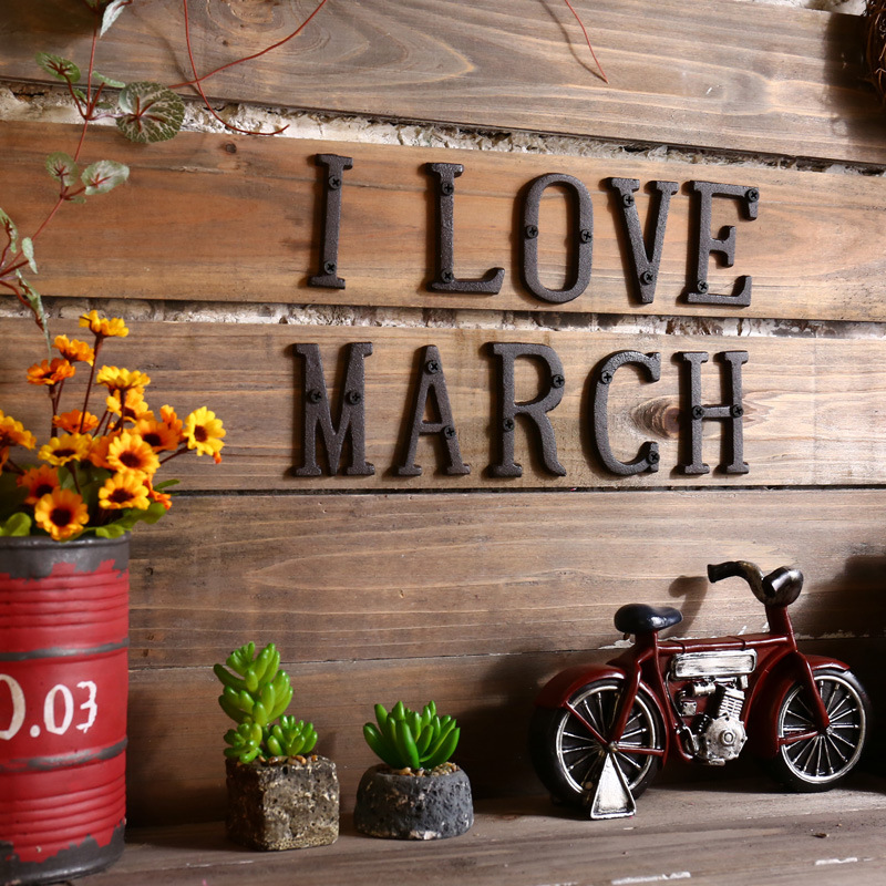 Numeri di lettere in metallo d - Home Decor Y2K recensione e prezzo
