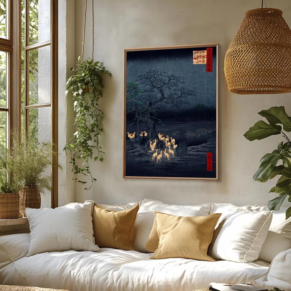 Poster con stampa su tela di v - Home Decor Japandi Style recensione e prezzo