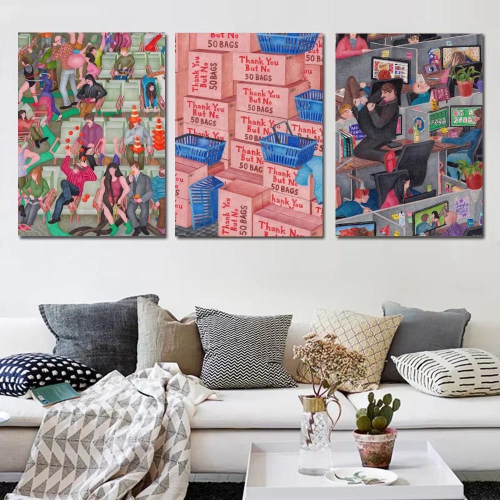 Poster astratto in stile Japan - Home Decor Japandi Style recensione e prezzo