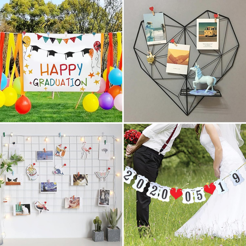 50 mollette per bucato a forma - Home Decor Scrap recensione e prezzo