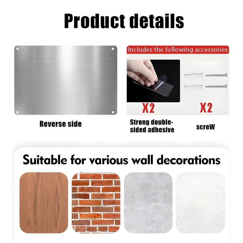 Insegna in metallo di allumini - Home Decor Theme recensione e prezzo