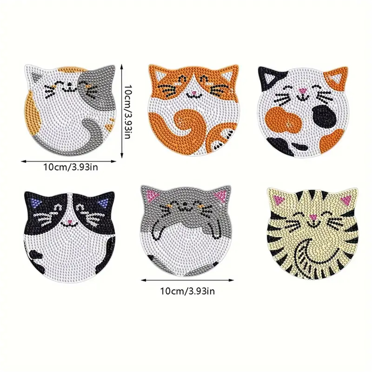 6 pezzi/set fai da te gatto st - Home Decor Kolkata recensione e prezzo