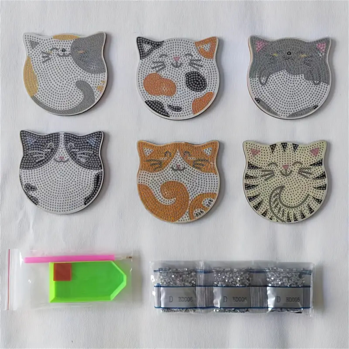 6 pezzi/set fai da te gatto st - Home Decor Kolkata recensione e prezzo