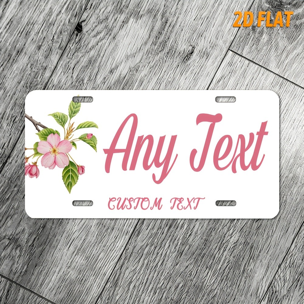 Targa personalizzata piatta 2D - Home Decor Theme recensione e prezzo