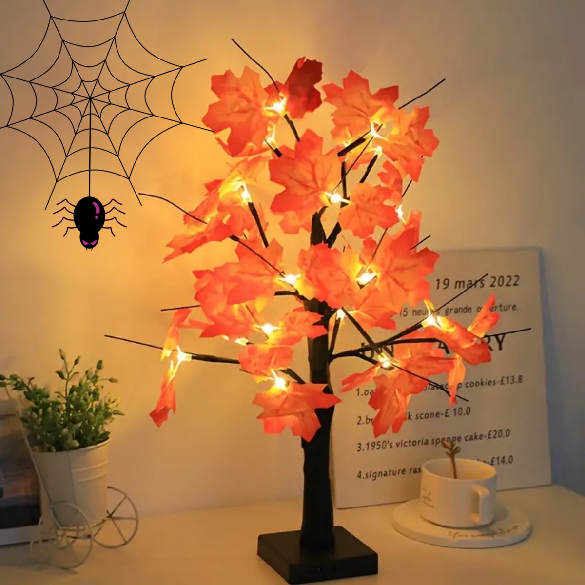 1pc 24 LED artificiale betulla - Home Decor Fallout 4 recensione e prezzo