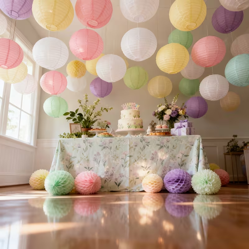 Lanterne di carta da 9 pezzi p - Home Decor Scrap recensione e prezzo