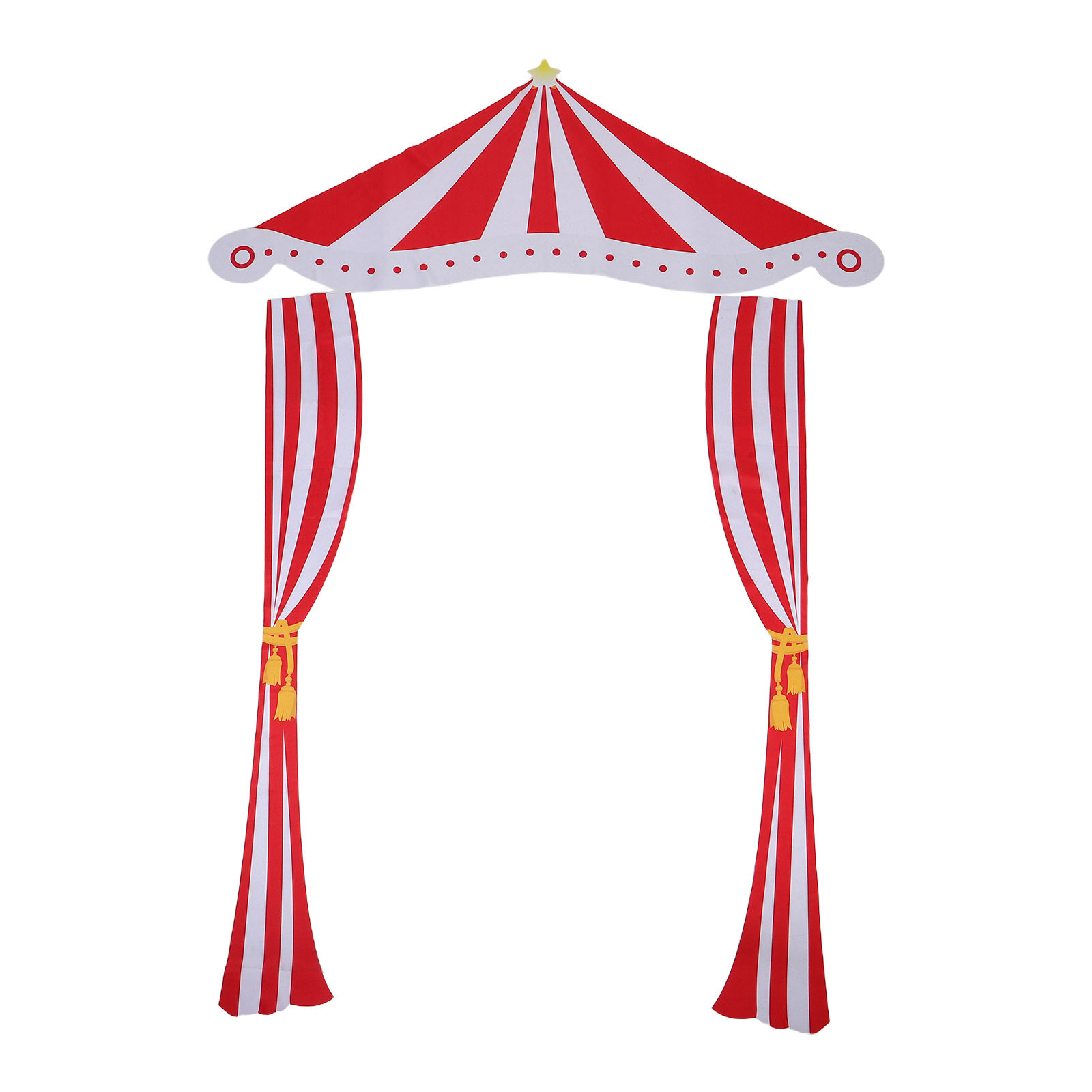 Sfondo a Tema Carnevale, Tenda - Home Decor White recensione e prezzo