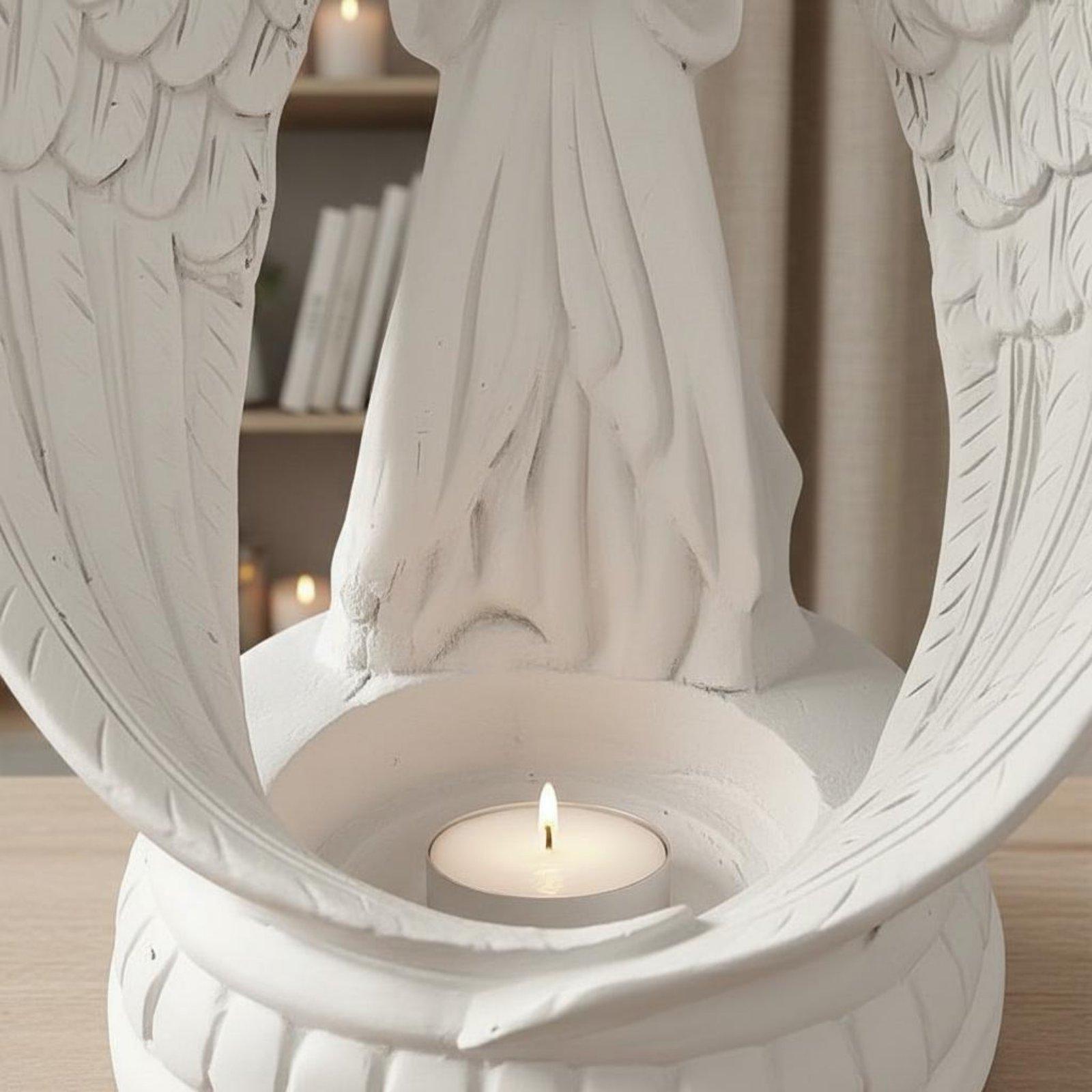 Statua di Angelo in Resina Bia - Home Decor White recensione e prezzo