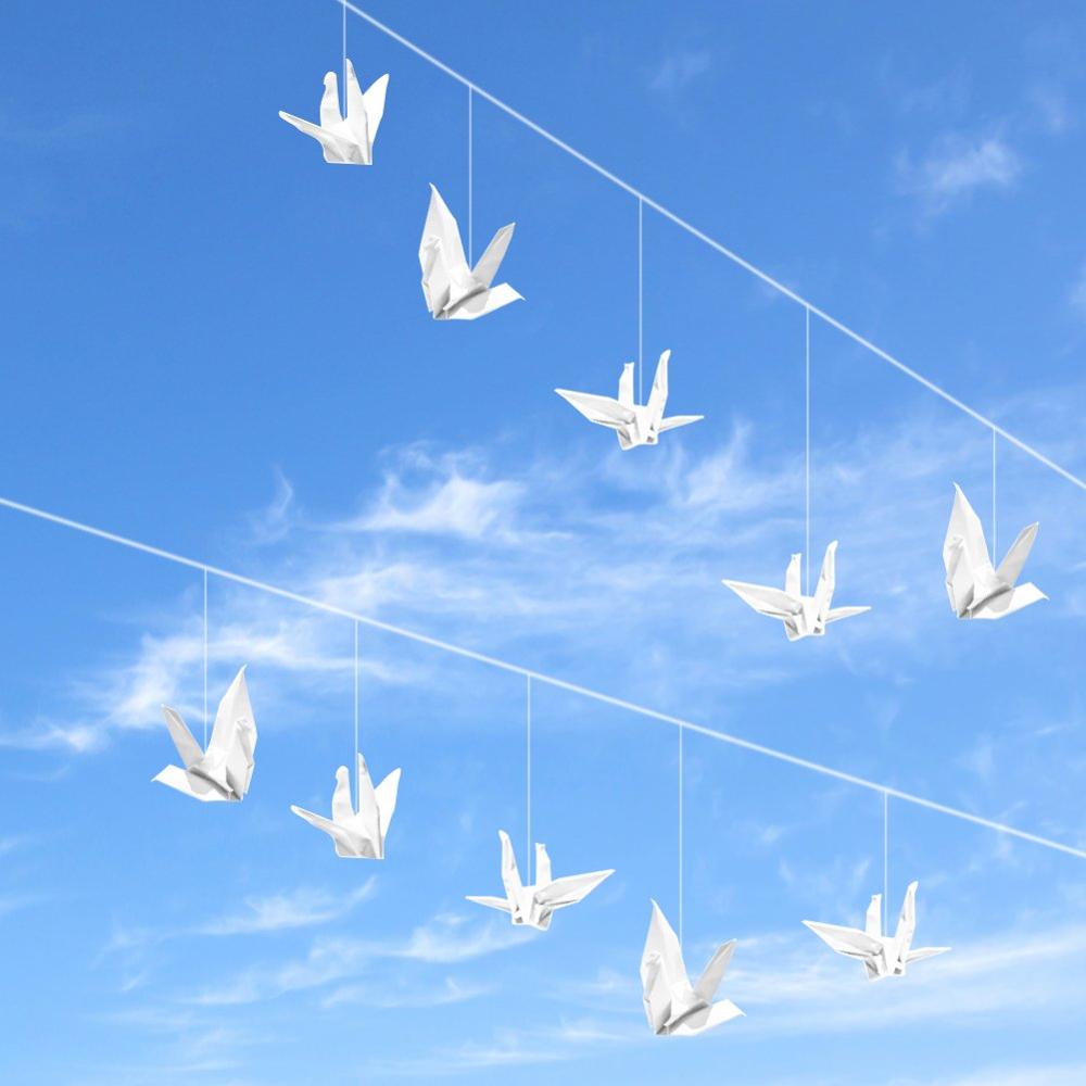 50PCS bianco piegato Origami g - Home Decor Scrap recensione e prezzo