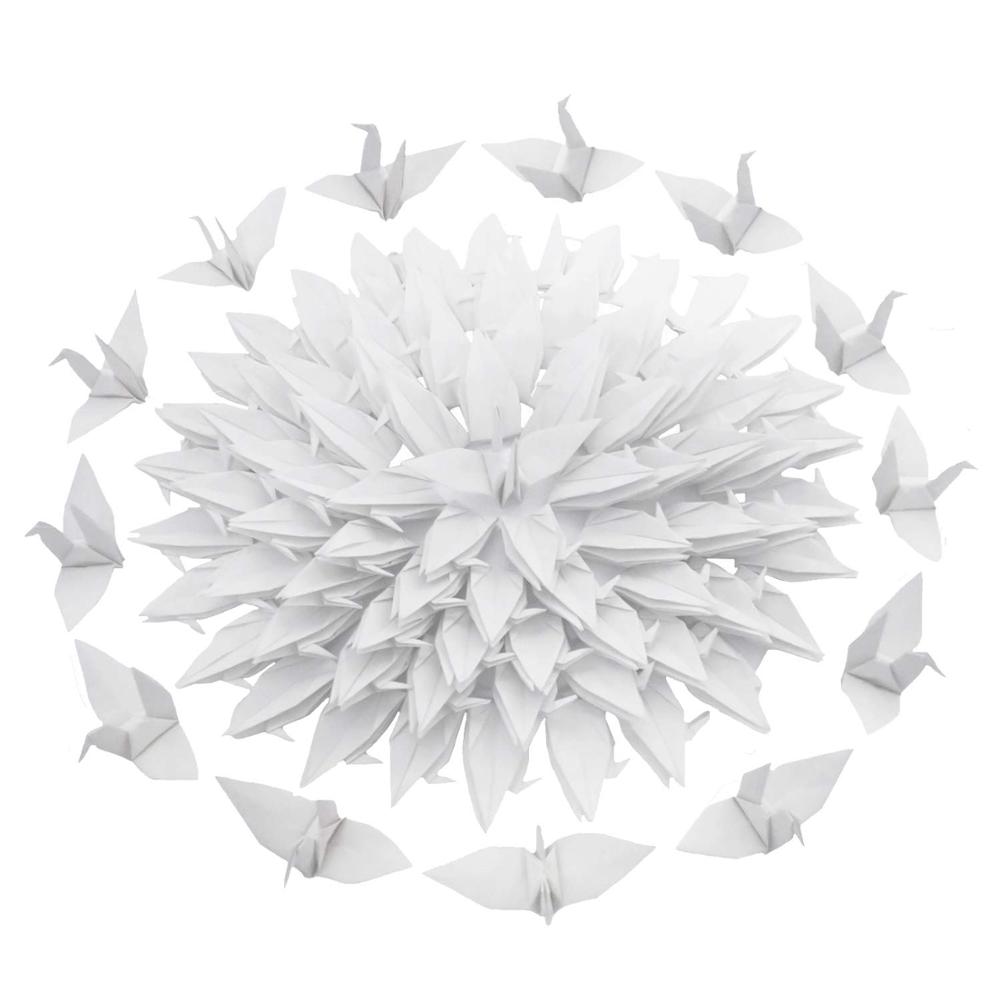 50PCS bianco piegato Origami g - Home Decor Scrap recensione e prezzo