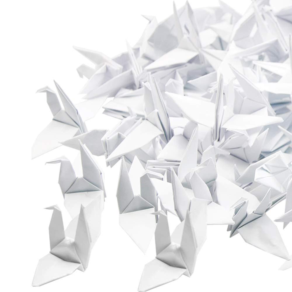 50PCS bianco piegato Origami g - Home Decor Scrap recensione e prezzo
