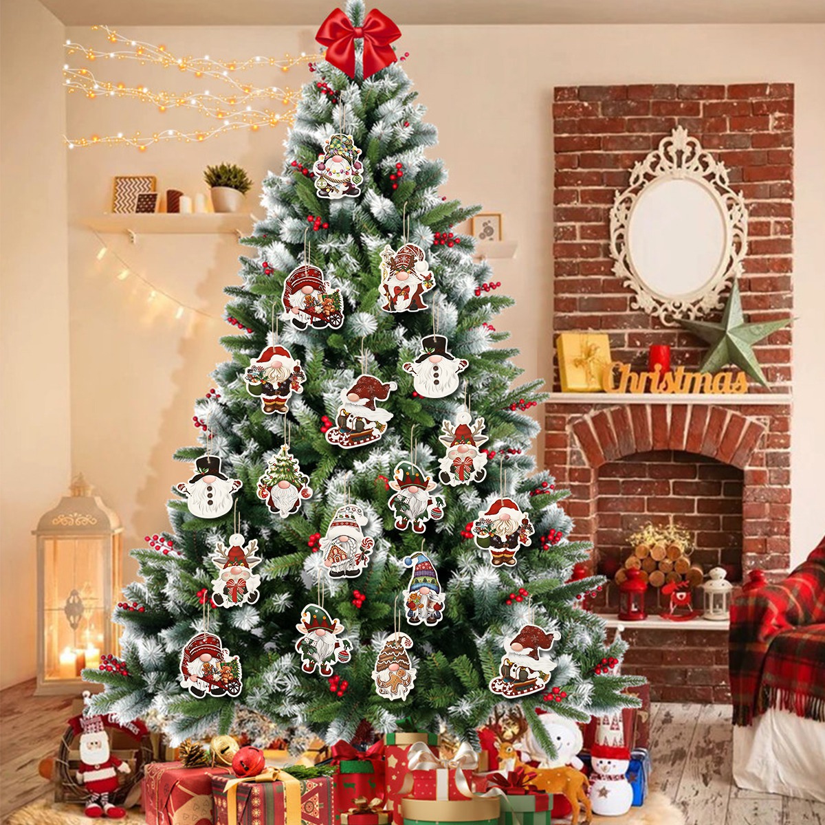 12 pezzi di Natale Babbo Natal - Home Decor Scrap recensione e prezzo