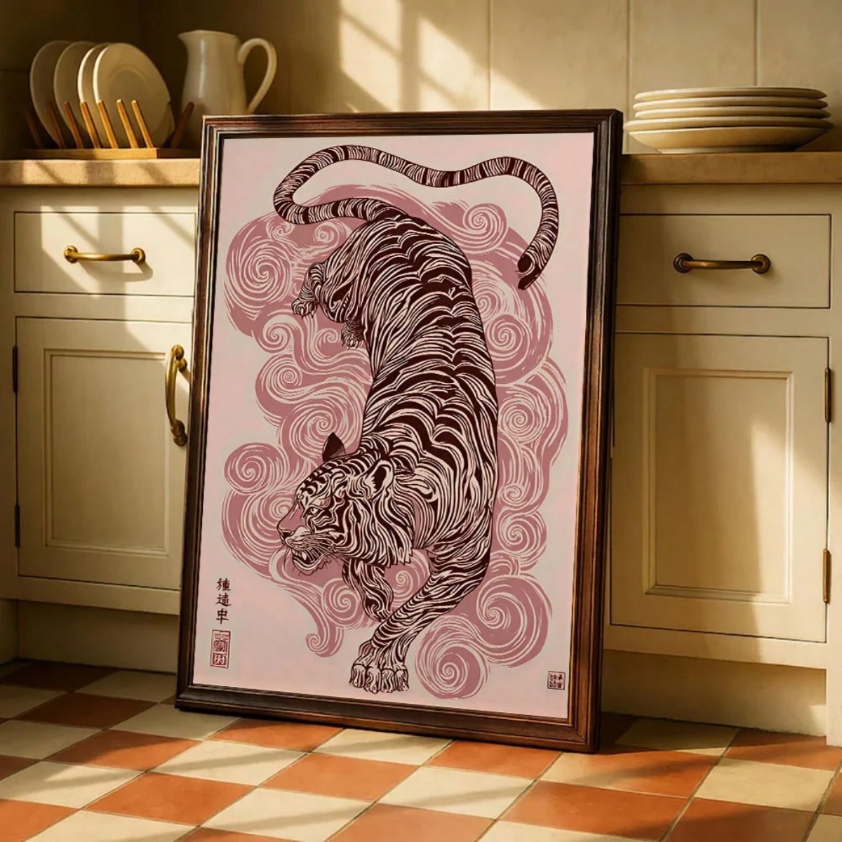 Stampa su Tela di Tigre Giappo - Home Decor Japandi Style recensione e prezzo