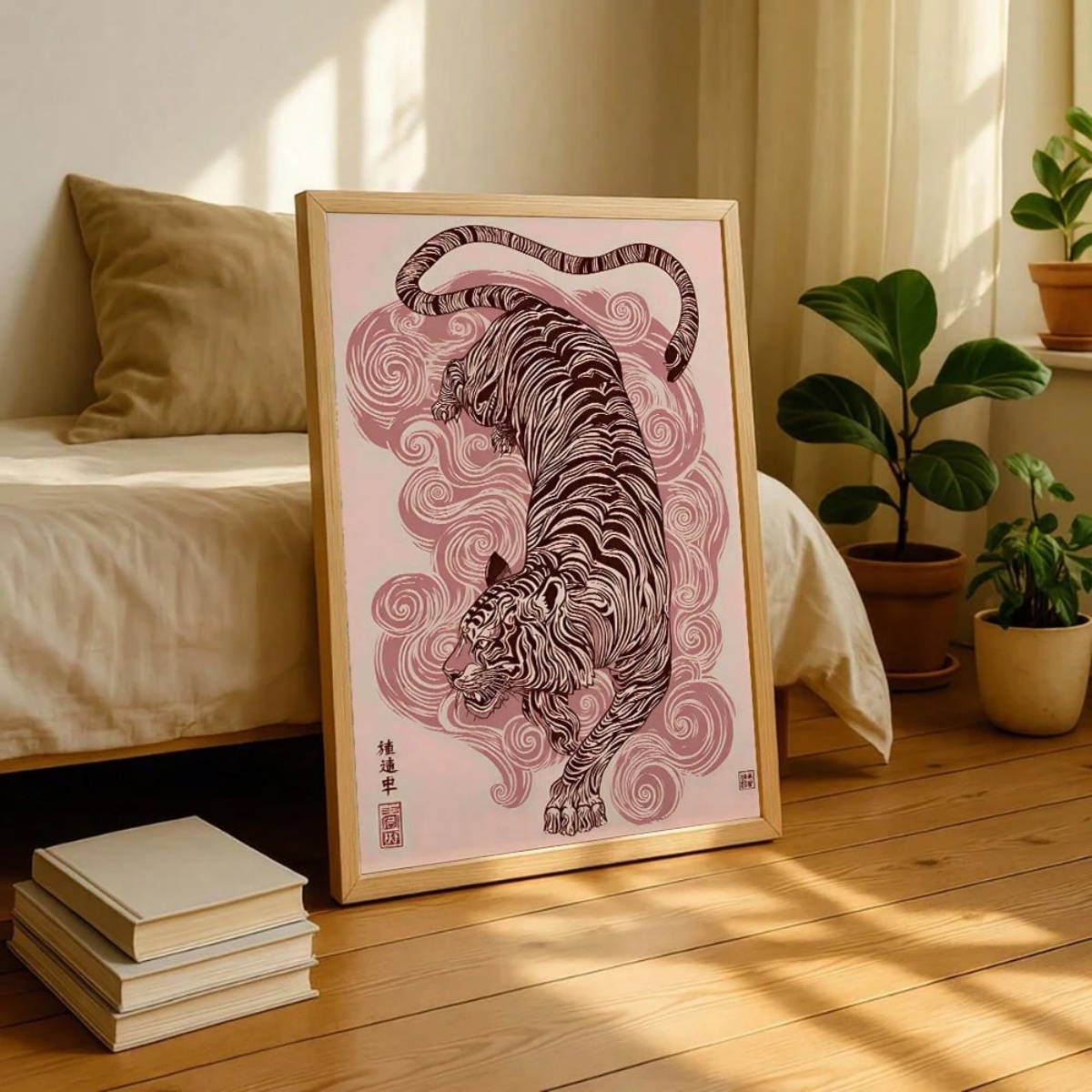 Stampa su Tela di Tigre Giappo - Home Decor Japandi Style recensione e prezzo