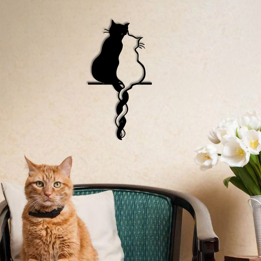 Amanti del metallo Gatto Wall  - Home Decor Trends recensione e prezzo