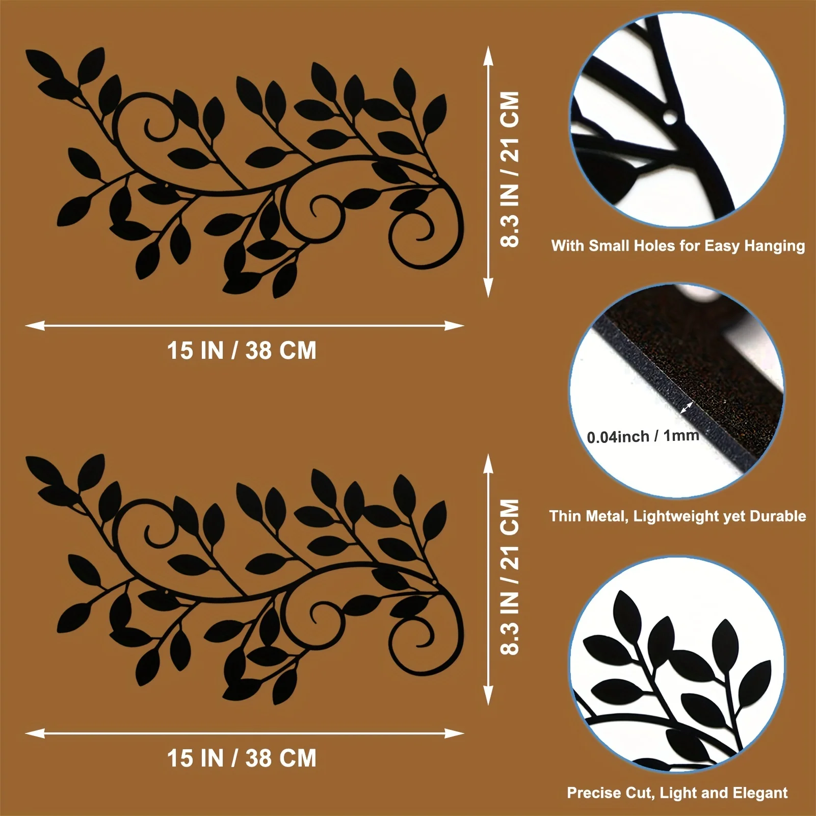 2 pezzi ornamento da parete ca - Home Decor Trends recensione e prezzo