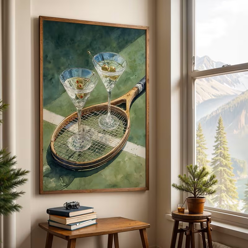 Poster vintage con tema del cl - Home Decor Theme recensione e prezzo