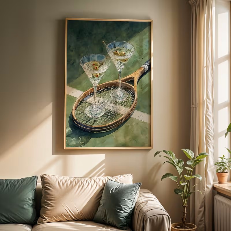 Poster vintage con tema del cl - Home Decor Theme recensione e prezzo