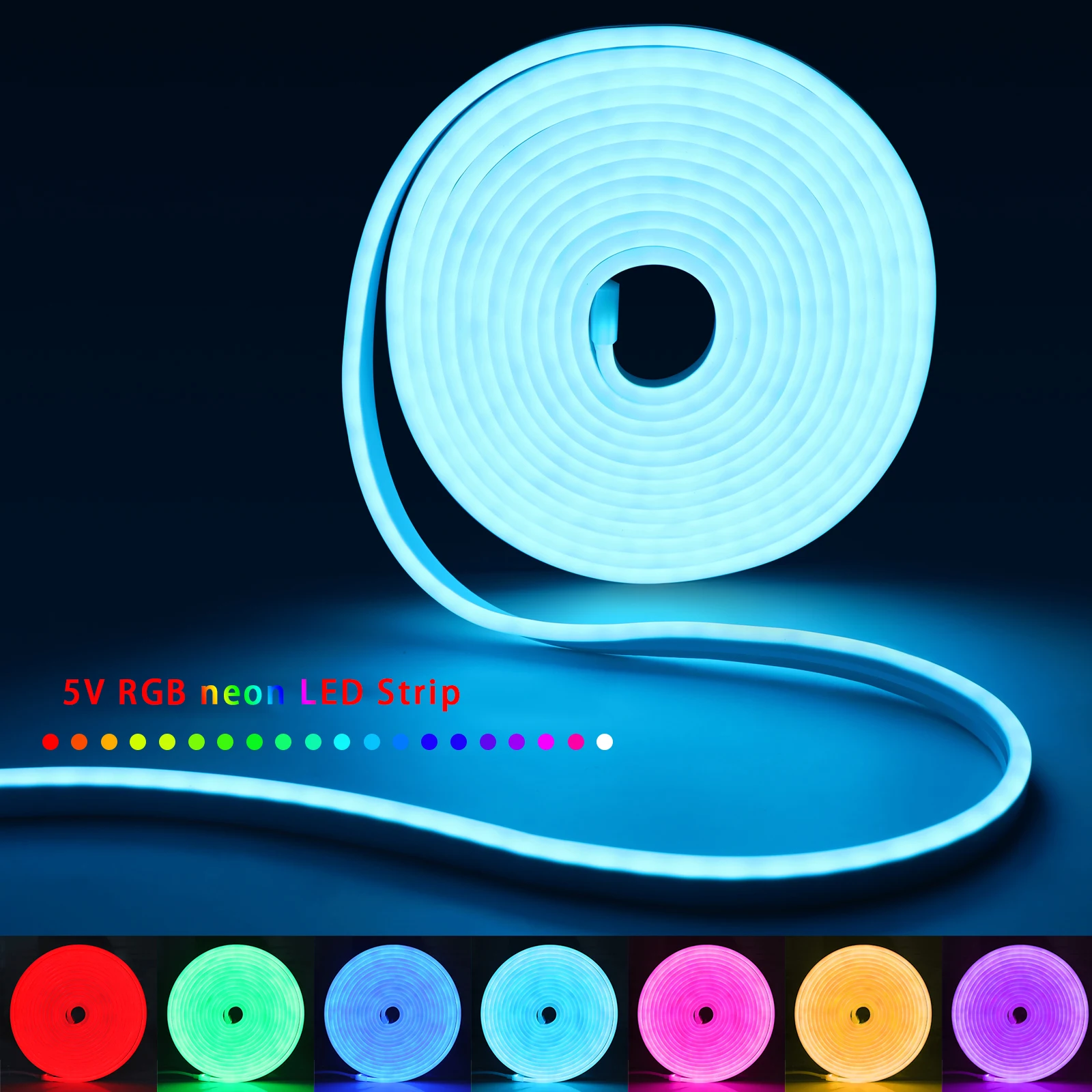 1-5m RGB LED Neon Strip Light  - Home Decor Inspo recensione e prezzo